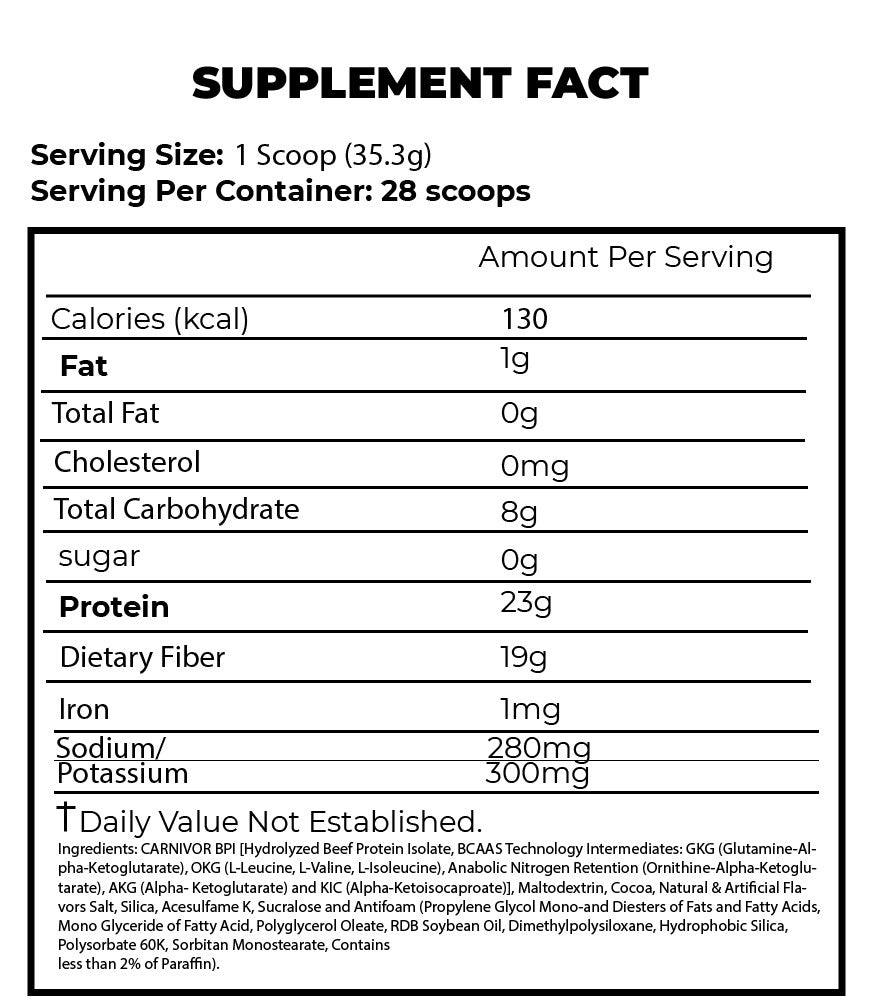 Musclemeds - CARNIVOR BEEF PROTEIN SHRED