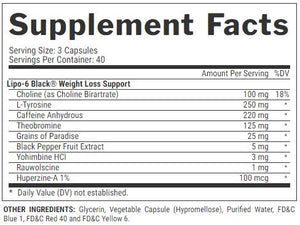 Nutrex - LIPO 6 BLACK