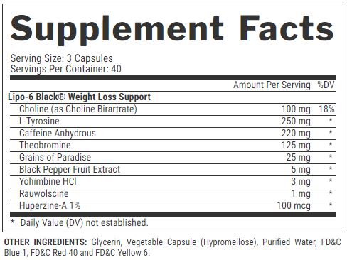 Nutrex - LIPO 6 BLACK