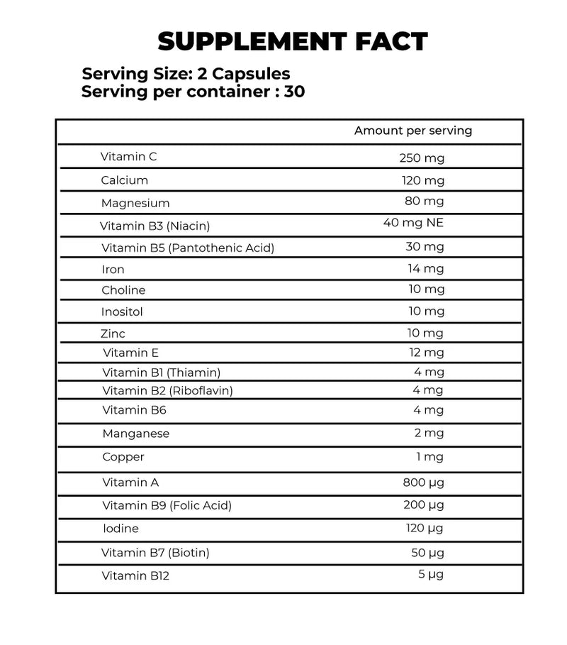 Galvanize Nutrition - DAILY VITAMIN