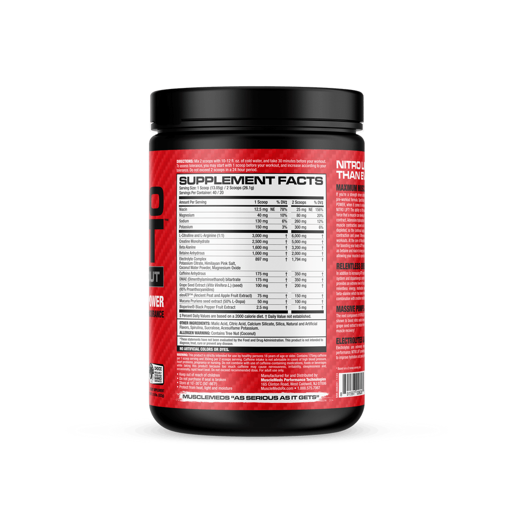 Musclemeds - NITROLIFT PREWORKOUT