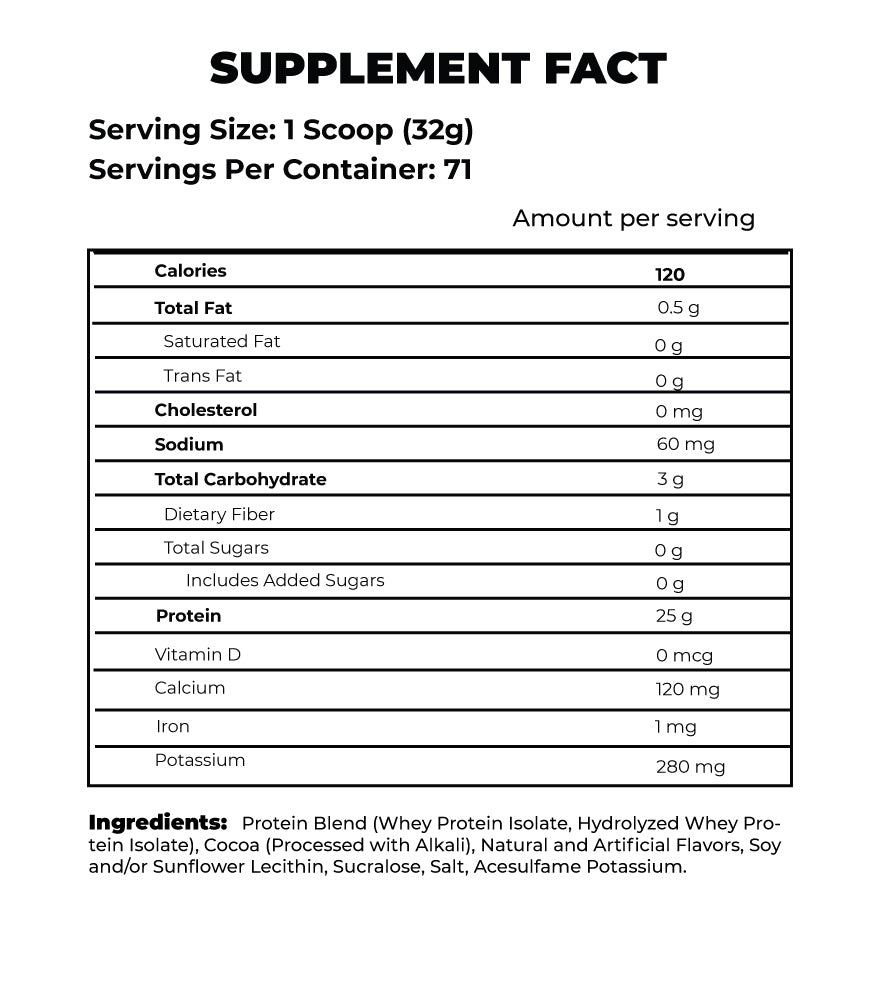 RULE 1 WHEY ISOLATE