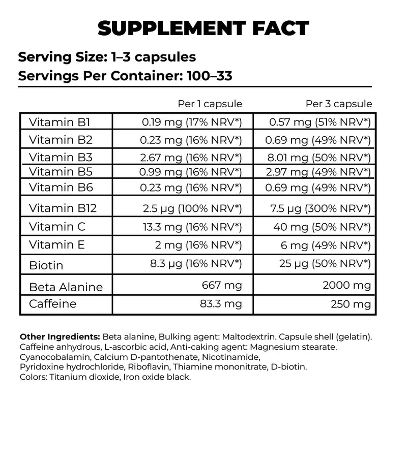 Superior14 - BETA ALANINE + CAFFEINE