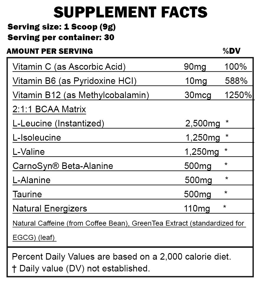 Evlution Nutrition - EVL BCAA ENERGY