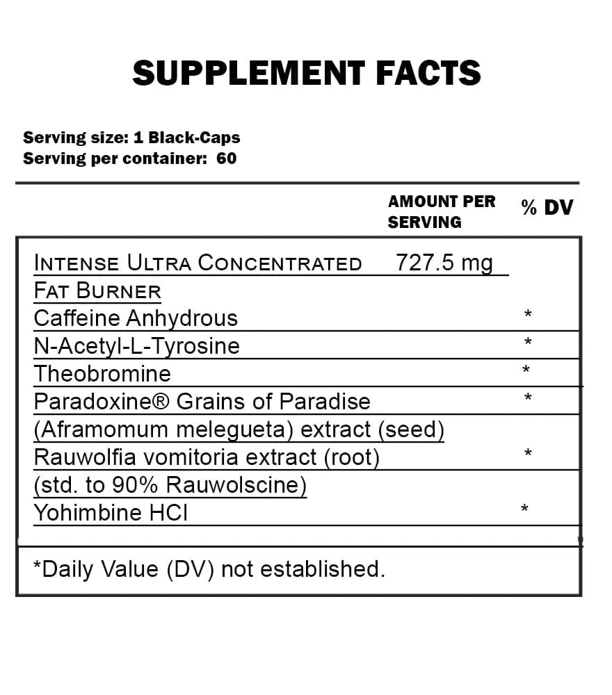 Nutrex - LIPO 6 BLACK INTENSE