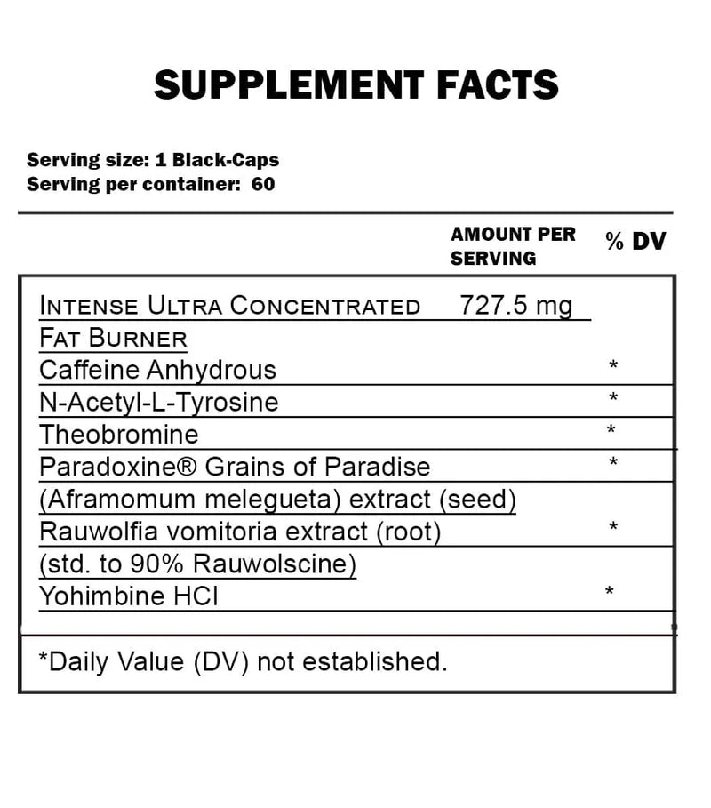 Nutrex - LIPO 6 BLACK INTENSE