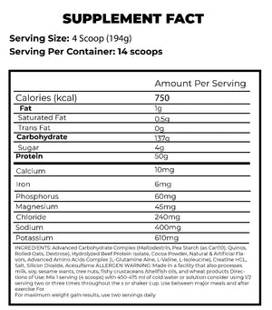 Big Ramy Labs - RED REX BEEF MASS GAINER